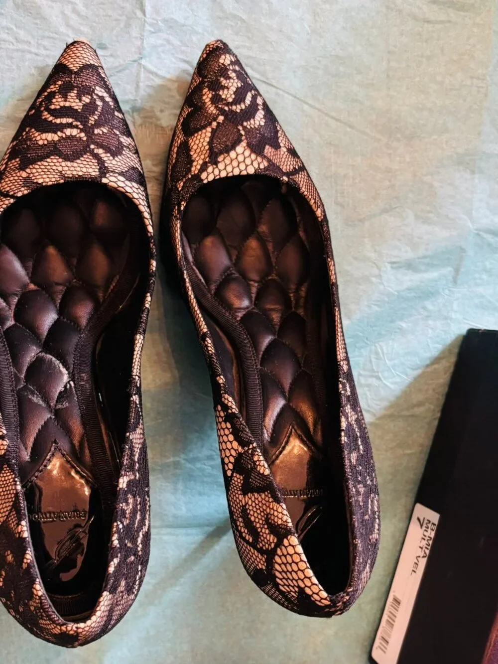 Brian Atwood Lace Pumps